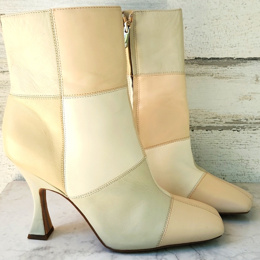 SAM EDELMAN OLINA LEATHER BOOTS - Picture 11 of 14